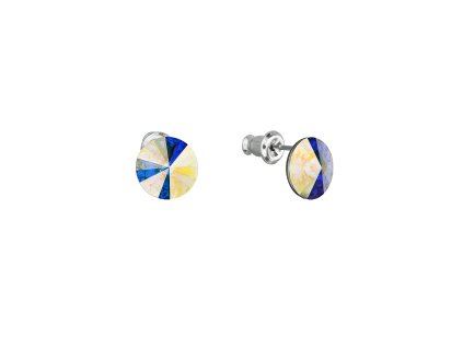 23501 nausnice bizuterie se swarovski krystaly bile kulate 51037 1 ab