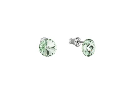 18572 nausnice bizuterie se swarovski krystaly zelene kulate 51037 3