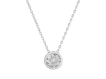 29336 stribrny nahrdelnik s cirym zirkonem 12051 1 crystal