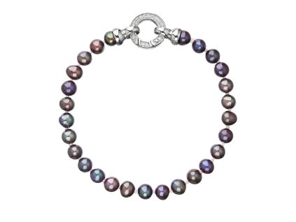 29459 perlovy naramek z pravych ricnich perel modry 23001 3 dk peacock