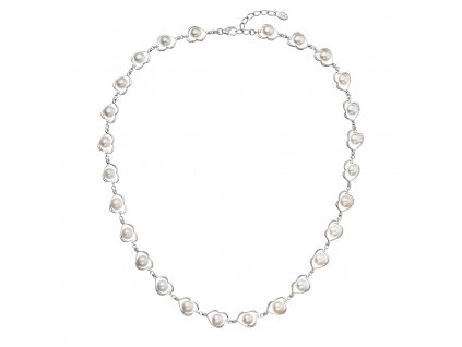 Stříbrný náhrdelník s říčními perlami ve stříbře 22048.1