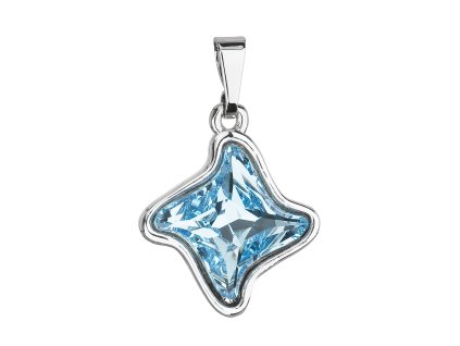 18242 privesek bizuterie se swarovski krystaly modra hvezdicka 54034 3 aqua