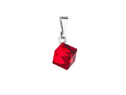 19037 privesek bizuterie se swarovski krystaly cervena kosticka 54019 3