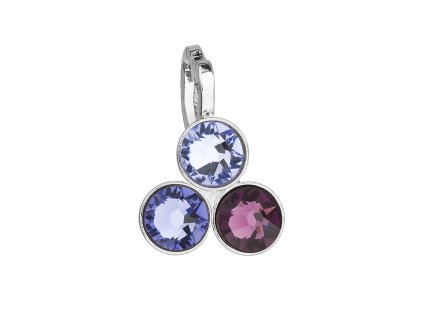 19094 privesek bizuterie se swarovski krystaly fialovy 54030 3