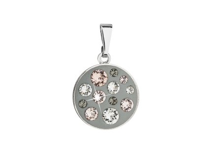 20837 privesek bizuterie se swarovski krystaly hnedy kulaty 54024 3