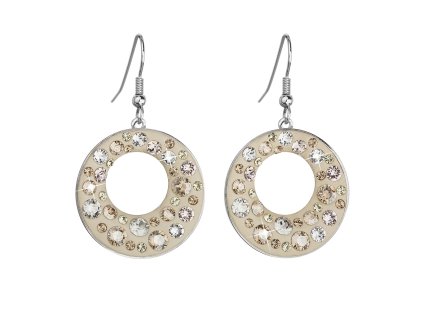 20915 nausnice bizuterie se swarovski krystaly hnede kulate 51040 3 sun