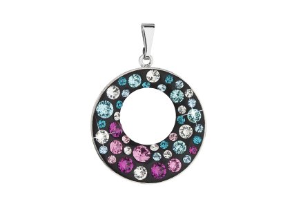 20927 privesek bizuterie se swarovski krystaly fialovy kulaty 54026 3