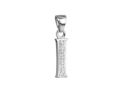 19787 stribrny privesek s krystaly swarovski bile pismeno i 34102 1
