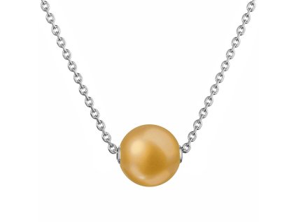 32261 stribrny nahrdelnik s pevnou zlatou ricni perlou na retizku 22047 3 gold