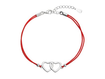 32723 kabbalah naramek se stribrnymi srdicky 13050 3 red