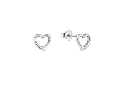 32756 stribrne nausnice mala srdicka se zirkonem 11523 1 crystal