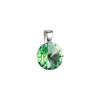16466 stribrny privesek s krystaly swarovski zeleny kulaty rivoli 34112 3