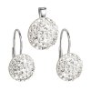16514 sada sperku s krystaly swarovski nausnice a privesek bile kulate 39086 1