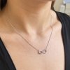 17213 1 stribrny nahrdelnik s krystaly swarovski cerne infinity osmicka nekonecno 32023 5