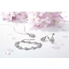 17759 3 stribrny naramek se swarovski krystaly mix barev 33048 3 sakura
