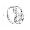 20633 2 stribrny privesek s krystalem swarovski bily oval 34228 1