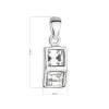 20663 2 stribrny privesek s krystaly swarovski bila kosticka 34238 1