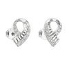 23081 stribrne nausnice pecka se zirkonem v bile barve 11046 1