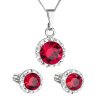 24749 sada sperku s krystaly swarovski nausnice retizek a privesek cervene kulate 39352 3