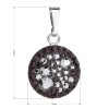 25970 3 stribrny privesek s krystaly swarovski cerny kulaty 34225 5 hematite
