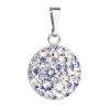 21455 stribrny privesek s krystaly swarovski fialovy kulaty 34225 3 violet