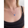 27179 1 stribrny nahrdelnik se syntetickym opalem modre srdce 12048 3