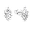 25142 stribrne nausnice pecka se zirkonem v bile barve 11140 1