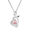 26465 stribrny nahrdelnik se swarovski krystaly srdce ruzove 32071 3