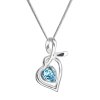 26468 stribrny nahrdelnik se swarovski krystaly srdce modre 32071 3