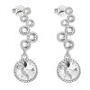 20555 stribrne nausnice visaci s krystaly swarovski bile kulate 31265 1