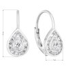 24290 2 stribrne nausnice visaci se zirkonem bila slza 11221 1