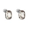 23765 stribrne nausnice pecka s krystaly swarovski sedy obdelnik 31279 5