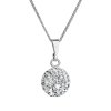 29483 stribrny nahrdelnik se swarovski krystaly kulaty bily 32086 1 crystal