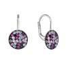 29684 stribrne nausnice visaci s krystaly swarovski fialove jemne 31315 3 magic violet