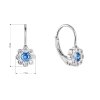 29903 1 stribrne nausnice detske kyticky se zirkony 11476 3 aqua