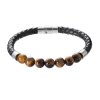 30269 naramek pansky kozenka a koralky tygri oko 43038 3 hnedy