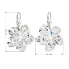 16499 2 stribrne nausnice visaci s krystaly swarovski bila kyticka 31130 1