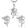 26033 3 sada sperku s krystaly swarovski nausnice retizek a privesek bila kyticka 39172 1