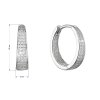 31061 1 stribrne nausnice kruhy se zirkonky v bile barve 11444 1
