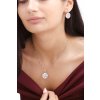 18503 nausnice bizuterie se swarovski krystaly fialove kulate 51033 3