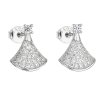 23078 stribrne nausnice pecka se zirkonem v bile barve 11044 1