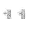 21728 stribrne nausnice pecka se zirkonem bily obdelnik 11021 1