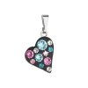 20771 privesek bizuterie se swarovski krystaly modre srdce 54027 3 jet mix