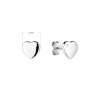 32969 1 stribrne nausnice leskle srdicko s malym zirkonem 11546 1 crystal