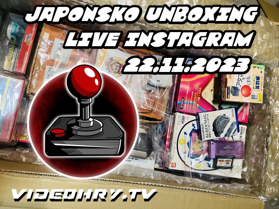Unboxing Japonsko - live záznam instagram 22.11.2023