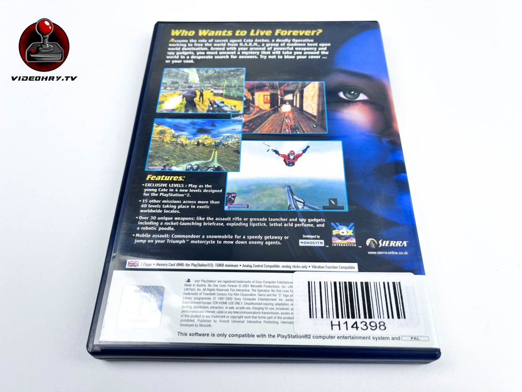 THE OPERATIVE: NO ONE LIVES FOREVER (PS2)