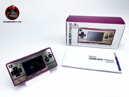 NINTENDO GAME BOY MICRO HAPPY MARIO 20TH V ORIGINÁLNOM BALENÍ
