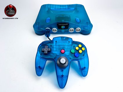 NINTENDO 64 ICE BLUE