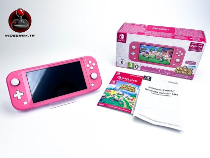 NINTENDO SWITCH LITE ANIMAL CROSSING V ORIGINÁLNOM BALENÍ (BEZ HRY)