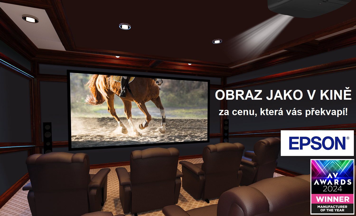 Home cinema projektory Epson